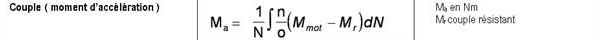 calcul couple moteur